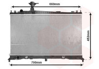 Radiator, engine cooling 27002161 International Radiators