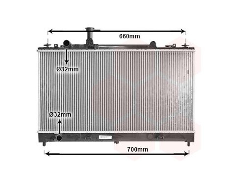 Radiator, engine cooling 27002162 International Radiators