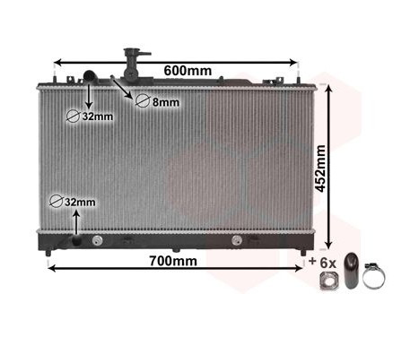 Radiator, engine cooling 27002163 International Radiators Plus