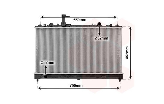 Radiator, engine cooling 27002164 International Radiators