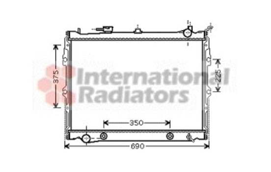 Radiator, engine cooling 27002190 International Radiators