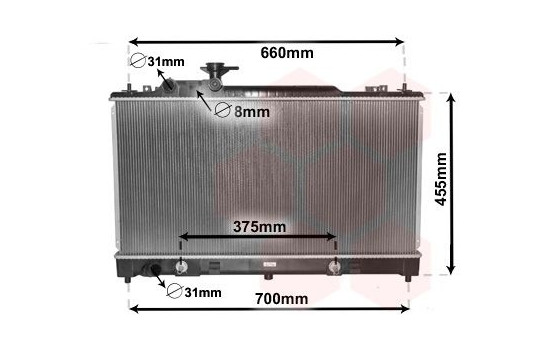 Radiator, engine cooling 27002223 International Radiators