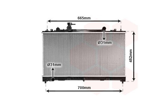 Radiator, engine cooling 27002226 International Radiators