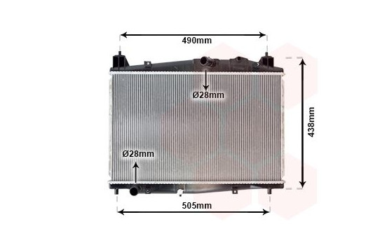 Radiator, engine cooling 27002229 International Radiators, Image 2
