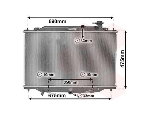 Radiator, engine cooling 27002274 International Radiators