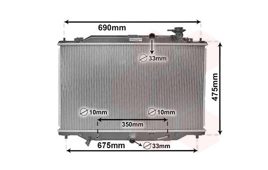 Radiator, engine cooling 27002274 International Radiators