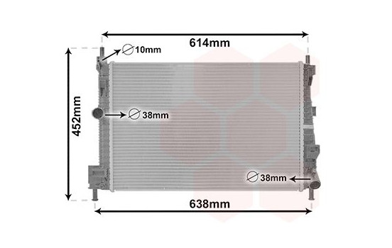 Radiator, engine cooling 27012707 International Radiators