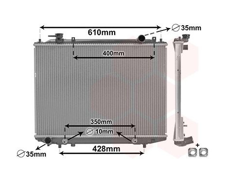 Radiator, engine cooling 27012709 International Radiators