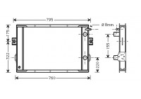 Radiator, engine cooling 28002020 International Radiators