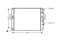 Radiator, engine cooling 28002061 International Radiators