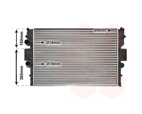 Radiator, engine cooling 28002087 International Radiators, Image 2