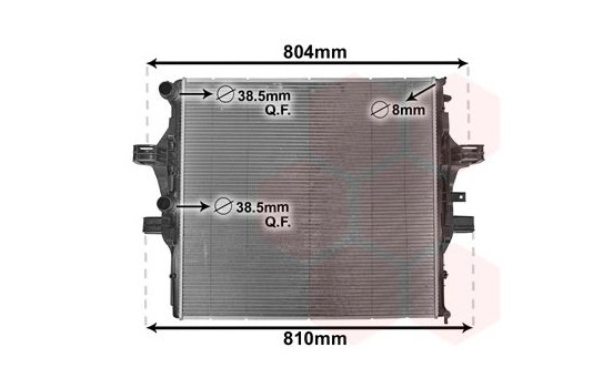 Radiator, engine cooling 28002125 International Radiators