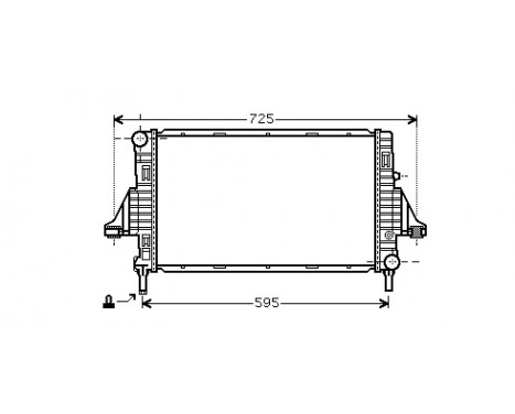 Radiator, engine cooling 29002006 International Radiators