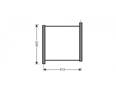 Radiator, engine cooling 29002012 International Radiators