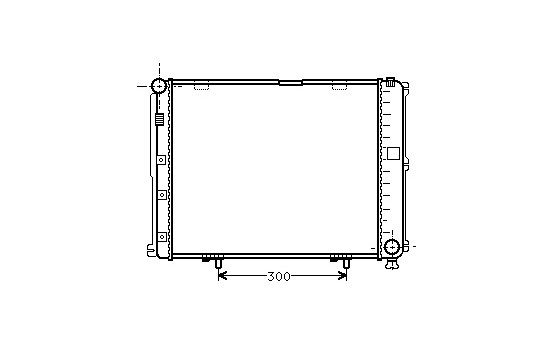 Radiator, engine cooling 30002035 International Radiators