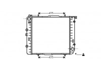 Radiator, engine cooling 30002038 International Radiators