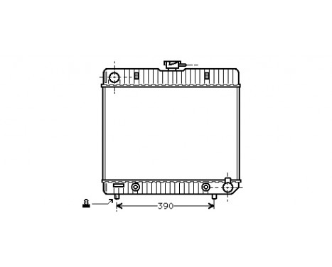 Radiator, engine cooling 30002043 International Radiators, Image 2