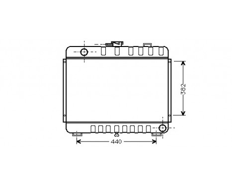 Radiator, engine cooling 30002045 International Radiators