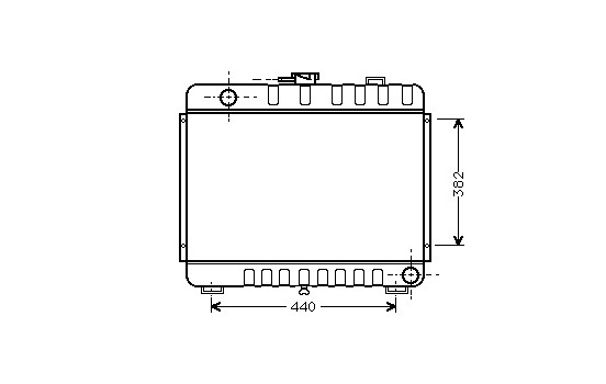 Radiator, engine cooling 30002045 International Radiators