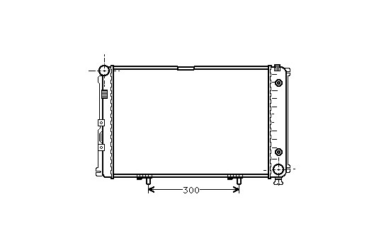 Radiator, engine cooling 30002061 International Radiators