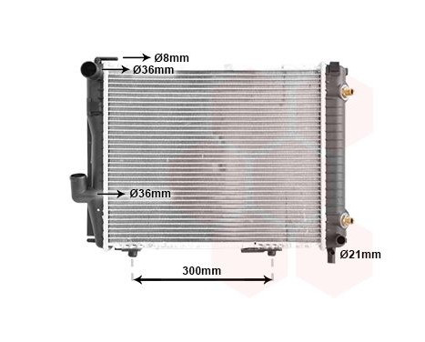 Radiator, engine cooling 30002069 International Radiators, Image 2