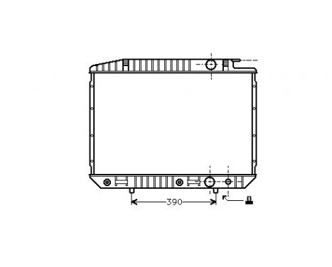 Radiator, engine cooling 30002070 International Radiators