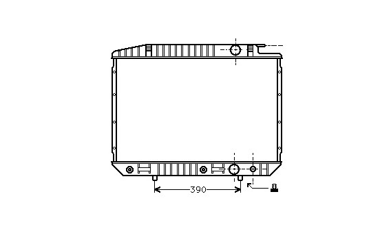 Radiator, engine cooling 30002070 International Radiators