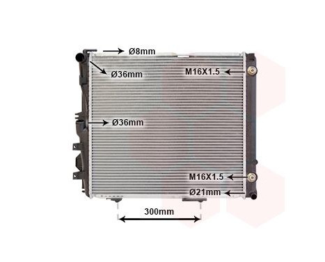 Radiator, engine cooling 30002072 International Radiators, Image 2