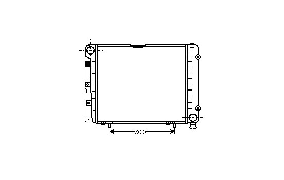 Radiator, engine cooling 30002095 International Radiators