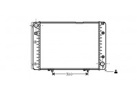 Radiator, engine cooling 30002100 International Radiators