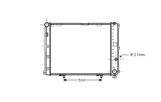 Radiator, engine cooling 30002126 International Radiators