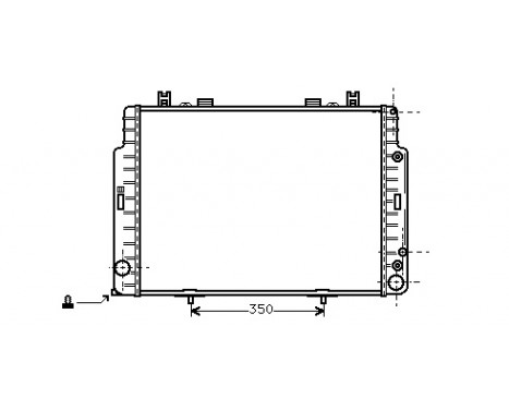 Radiator, engine cooling 30002129 International Radiators
