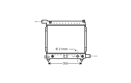 Radiator, engine cooling 30002137 International Radiators