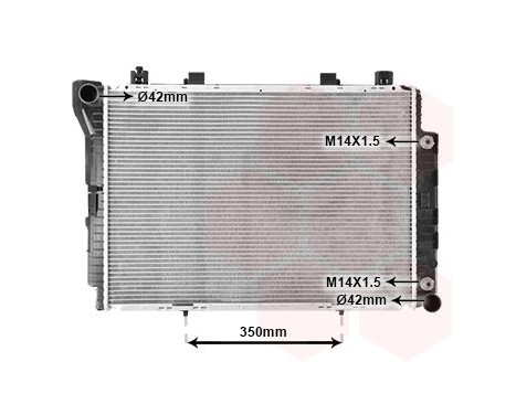 Radiator, engine cooling 30002144 International Radiators, Image 2