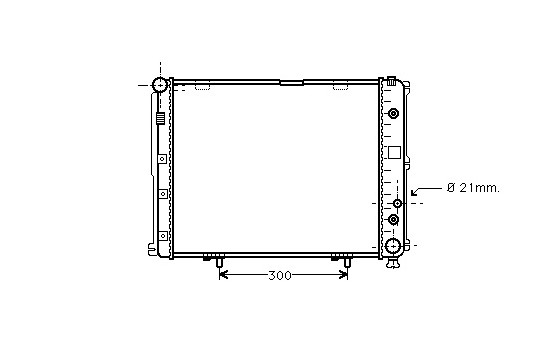 Radiator, engine cooling 30002148 International Radiators