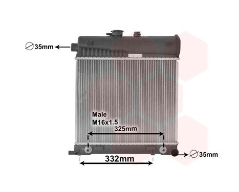 Radiator, engine cooling 30002150 International Radiators, Image 2