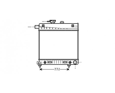 Radiator, engine cooling 30002150 International Radiators
