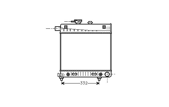 Radiator, engine cooling 30002150 International Radiators
