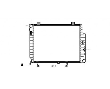 Radiator, engine cooling 30002155 International Radiators