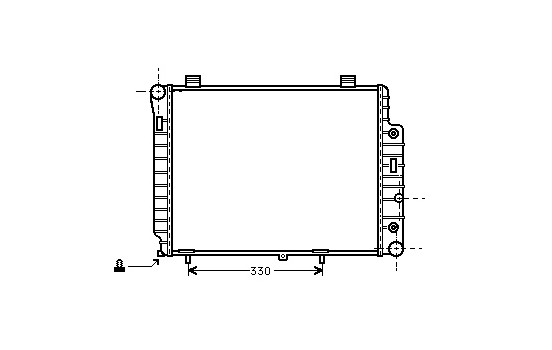 Radiator, engine cooling 30002156 International Radiators