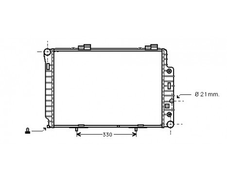 Radiator, engine cooling 30002174 International Radiators