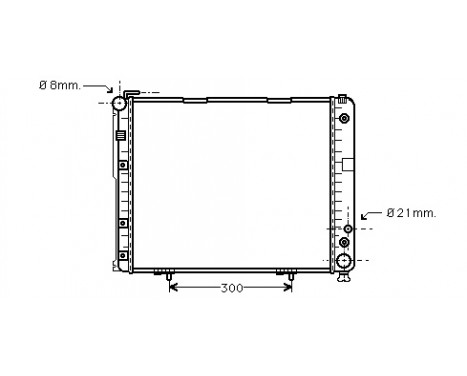 Radiator, engine cooling 30002178 International Radiators