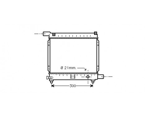 Radiator, engine cooling 30002179 International Radiators