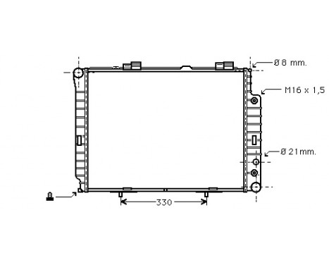 Radiator, engine cooling 30002189 International Radiators