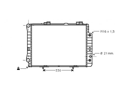 Radiator, engine cooling 30002190 International Radiators