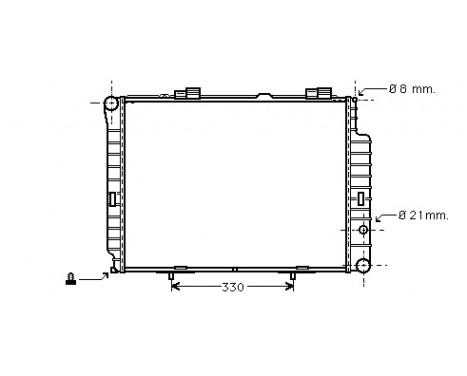 Radiator, engine cooling 30002191 International Radiators