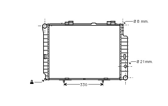 Radiator, engine cooling 30002191 International Radiators