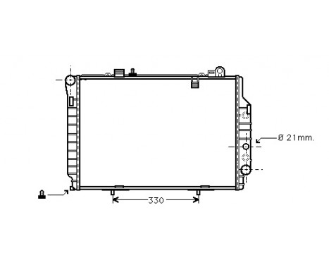Radiator, engine cooling 30002203 International Radiators