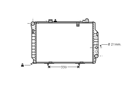 Radiator, engine cooling 30002203 International Radiators