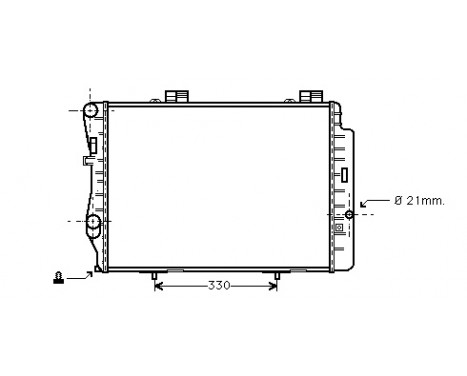 Radiator, engine cooling 30002212 International Radiators